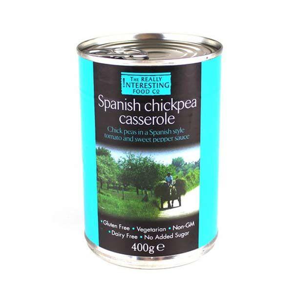 Really Interesting Food Co Organic Spanish Chickpea Casserole 400g (Pack of 6)