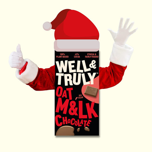 Well & Truly Oat Milk Chocolate 90g (Pack of 10)