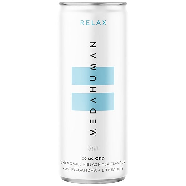 Medahuman Relax - Chamomile & Black Tea Cbd Drink 250Ml (Pack of 12)