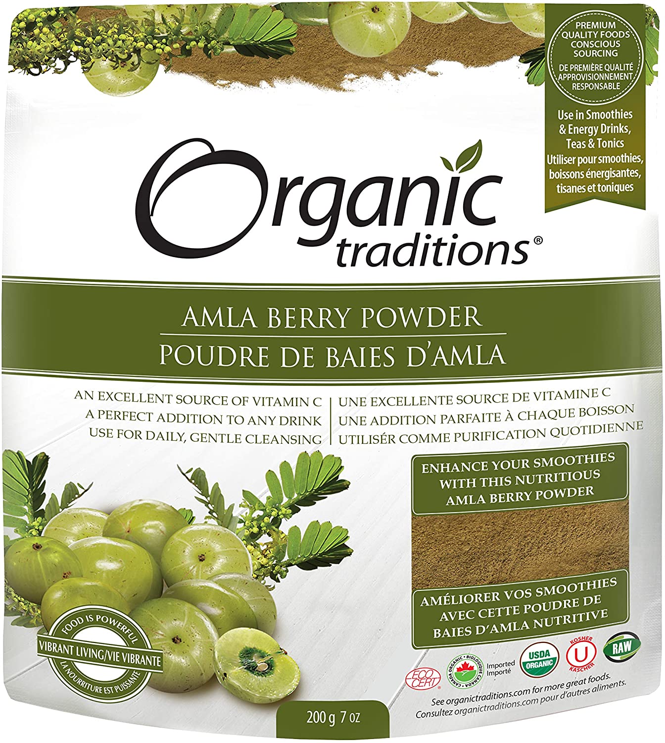 Organic Traditions Organic Amla Powder 200g
