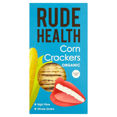 Rude Health Corn Crackers 130g (Pack of 8)
