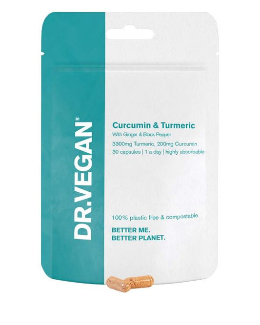 Dr Vegan Curcumin 200mg Turmeric 33000mg 30Caps