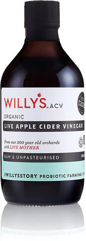 Willy's Bioganic Apple Cider Vinegar 500ml