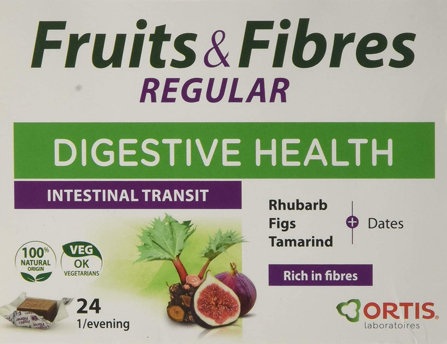 Ortis Fruit & Fibres Easy Cubes 24s