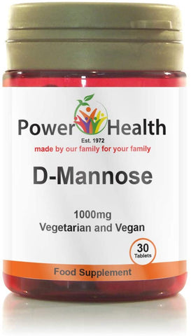 Power Health 1000mg D-Mannose - Pack of 30 Tablets