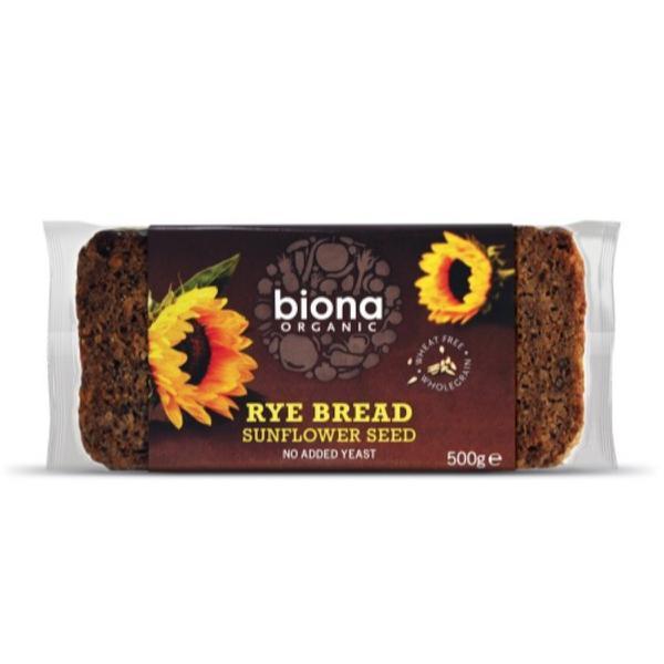 Biona Rye & Sunflower Seed Bread 500g