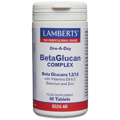 Lamberts BetaGlucan Complex 1,3/1,6 - One a Day 60 Tablets