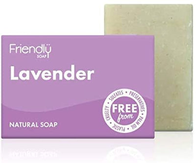 Friendly Soap Natural Handmade Lavender Soap 95g (Pack of 6)
