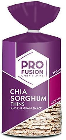 Profusion Chia Sorghum Organic Thins 120g