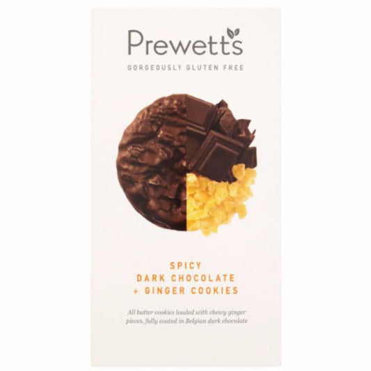 Prewett's Gluten Free Ginger & Choc Cookies 150g (Pack of 6)