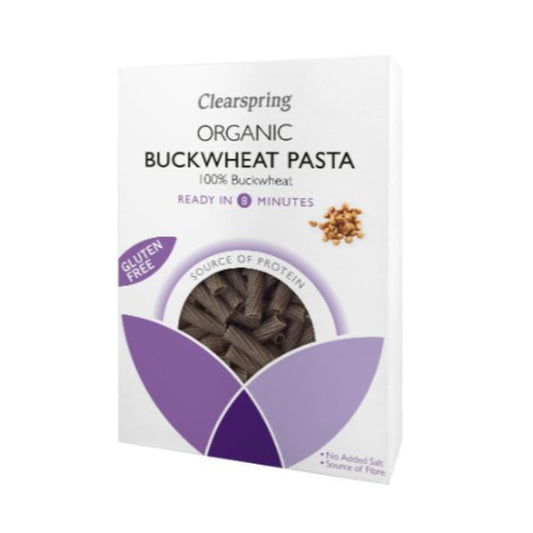 Clearspring Organic Gluten Free Buckwheat Tortiglioni Pasta 250g