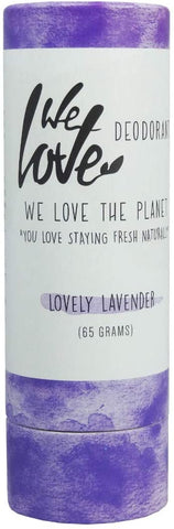 We Love The Planet Natural Deodorant Stick Lovely Lavender 65G