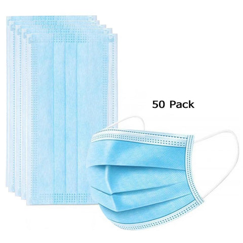 GENERIC Disposable 3-Ply Face Masks (Box of 50)