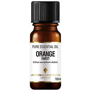 Amphora Aromatics Orange (Sweet) Organic Essential Oil 10ml (Pack of 6)