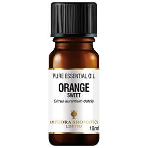 Amphora Aromatics Orange (Sweet) Organic Essential Oil 10ml (Pack of 6)