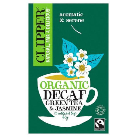 Clipper Green Decaf Tea & Jasmine - Organic 20 Bags