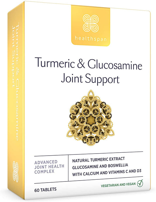 Healthspan Turmeric With Glucosamine Joint Support 60tabs