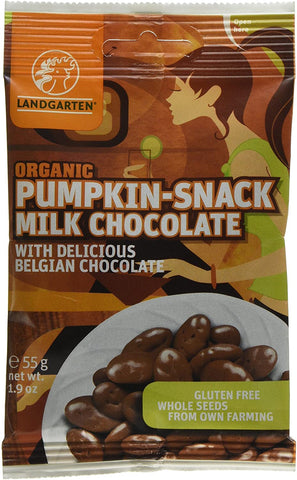 Landgarten Pumpkin Seed & Dark Chocolate Snack 50g (Pack of 10)