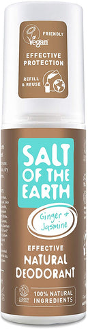 Salt Of The Earth Ginger & Jasmine Deodorant Spray 100ml