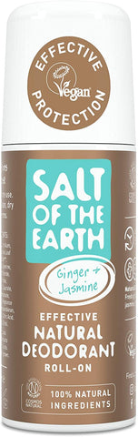 Salt Of The Earth Ginger & Jasmine Roll On 75ml