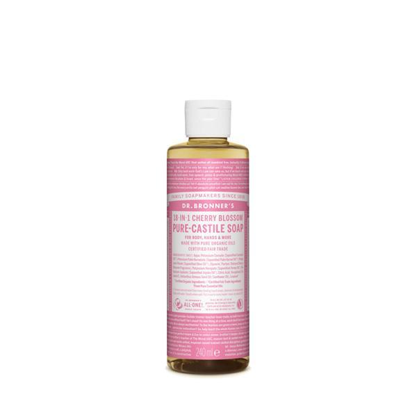 Dr Bronners Organic Cherry Blossom Pure Castile Liquid Soap 240ml