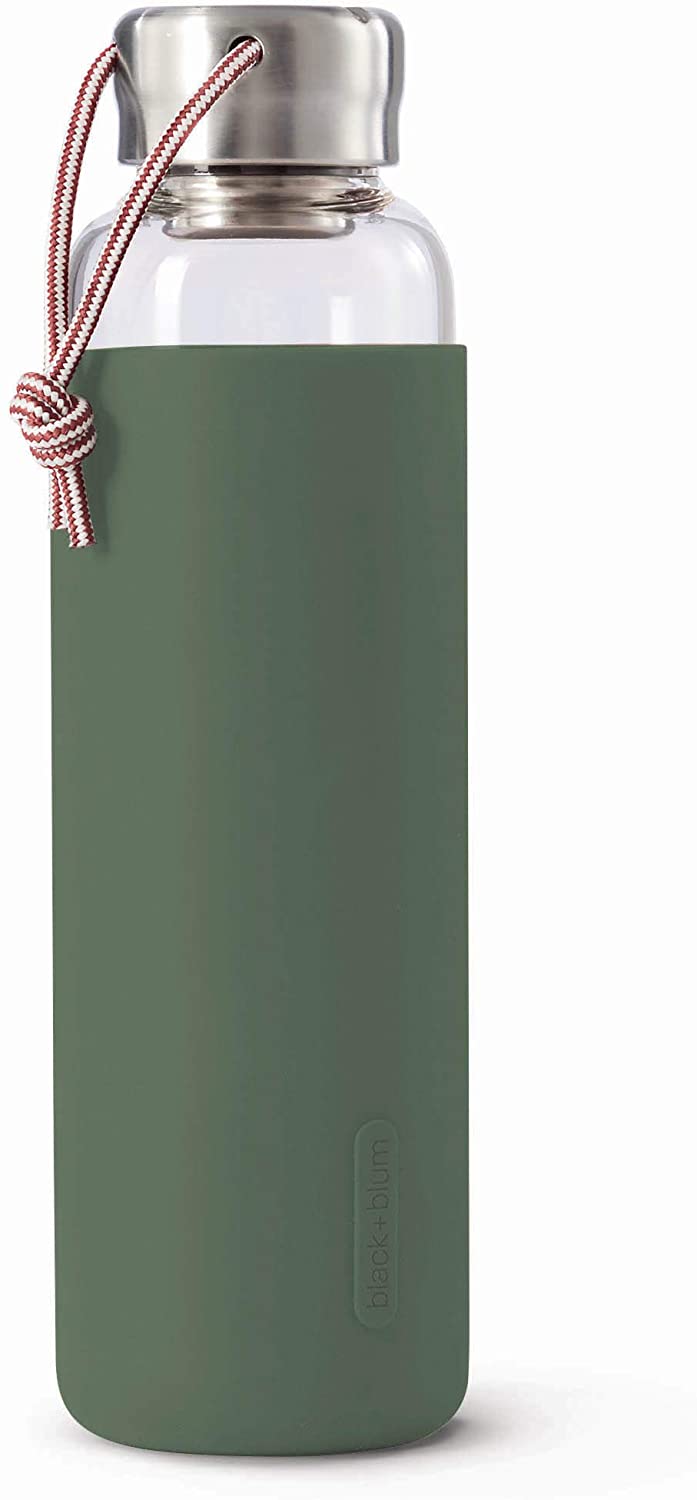 Black+Blum SS Single Wall Bottle - Olive 600ml (Pack of 4)