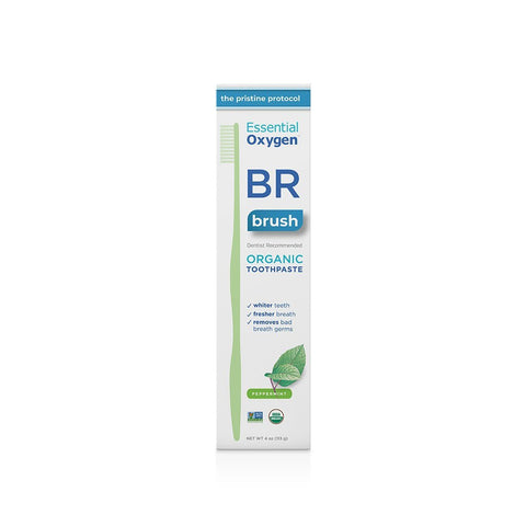 Essential Oxygen BR OrganicToothpaste Peppermint 113g
