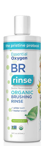 Essential Oxygen BR Organic Mouthwash Peppermint 473ml