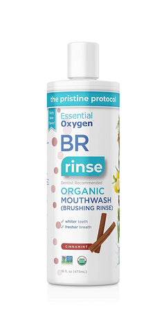 Essential Oxygen BR Organic Mouthwash Cinnamint 473ml