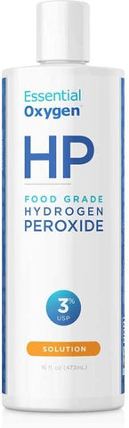 Essential Oxygen BR Organic HP Hydrogen Peroxide Food Grade 3% 473ml