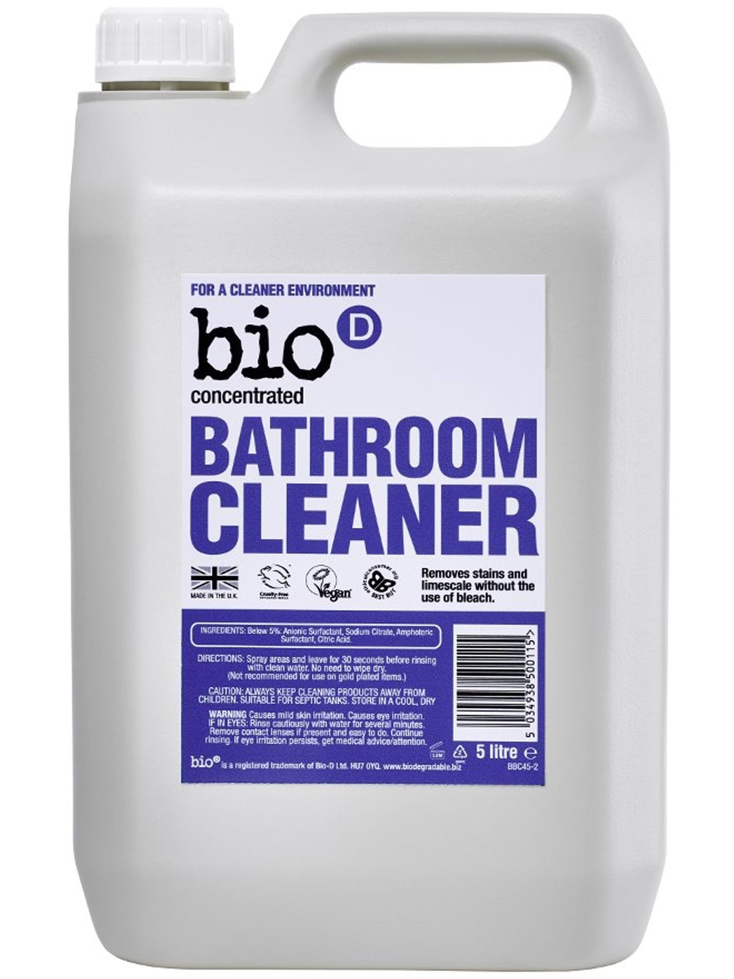 Bio D Limescale Remover 5ltr