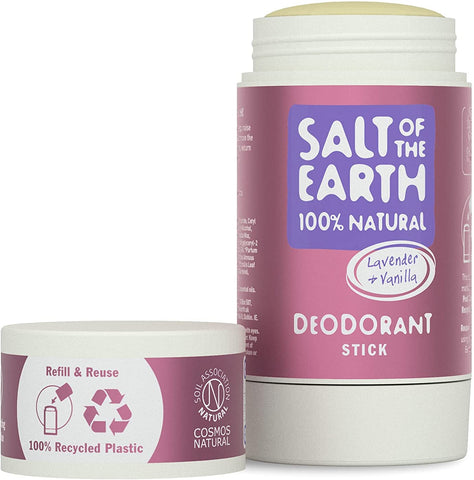Salt Of The Earth Lavender & Vanilla Natural Deodorant Stick 84g