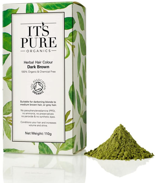 It'S Pure Organic Herbal Hair Colour Dark Brown 110g