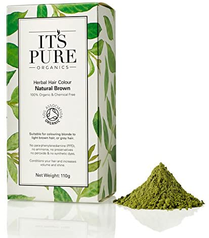 It'S Pure Organic Herbal Hair Colour Natural Brown 110g