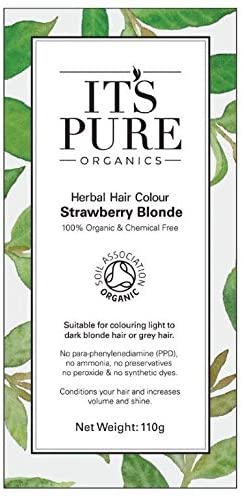 It'S Pure Organic Herbal Hair Colour Strawberry Blonde 110g