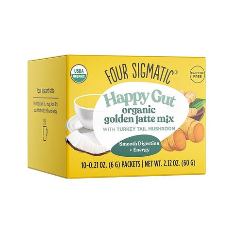 Four Sigmtic Golden Latte with Turmeric 60g (Pack of 4)