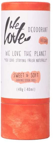 We Love The Planet Natural Deodorant Stick - Sweet & Soft 48g