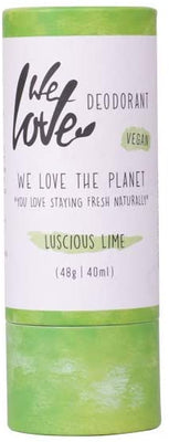 We Love The Planet Natural Deodorant Stick - Luscious Lime 48g