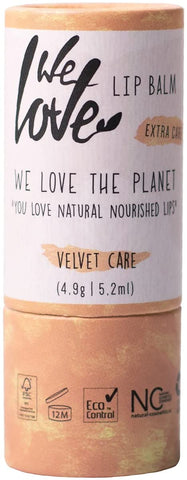 We Love The Planet Lip Balm Velvet Care 5g (Pack of 12)