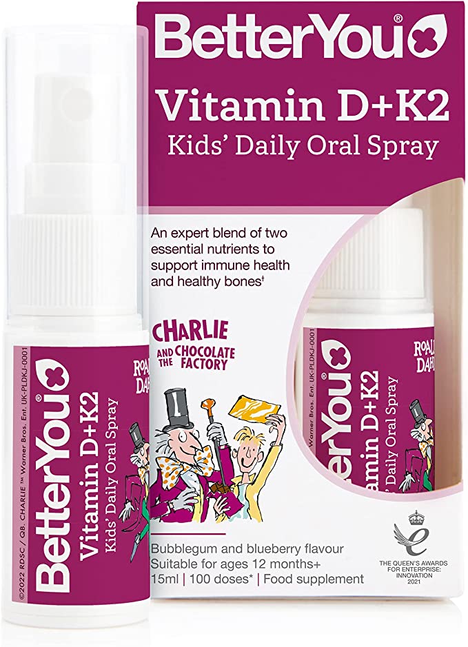 BetterYou Roald Dahl Vit D + K2 Kids Spray 15ml