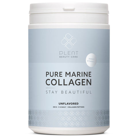 Plent Pure Marine Collagen Unflavored - Stay Beautiful - 5G daily - Collagen Peptides - 300g