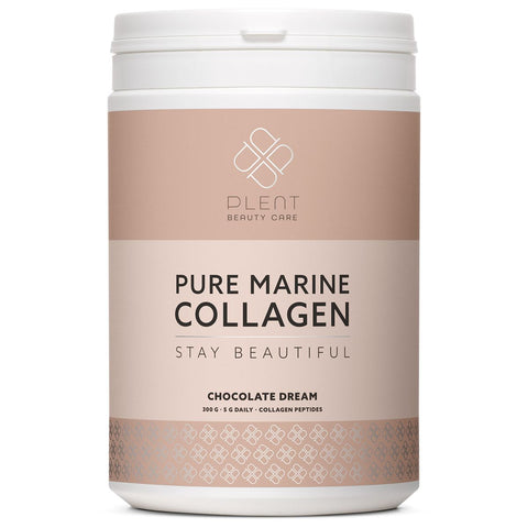 Plent Pure Marine Collagen Chocolate Dream - Stay Beautiful - 5G daily - Collagen Peptides - 300g