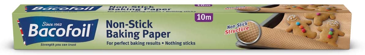 Bacofoil Non Stick 3D Structured Baking Paper - 10mtr Single