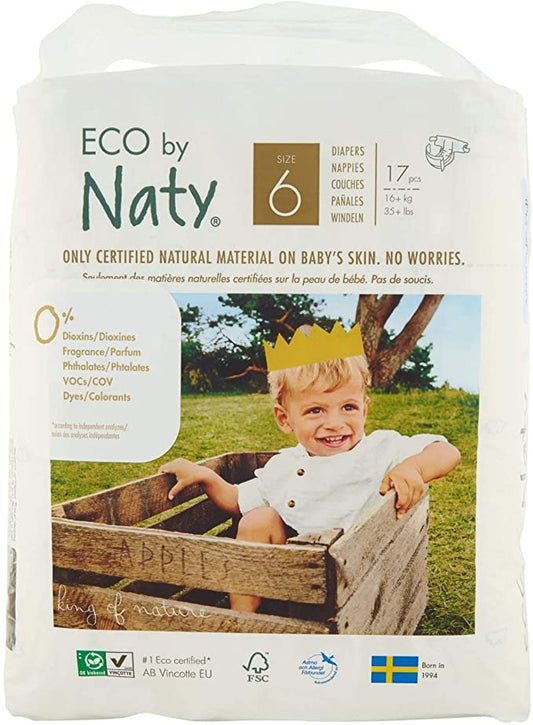 Nature Baby Nappies Size 6 - 17 Nappies