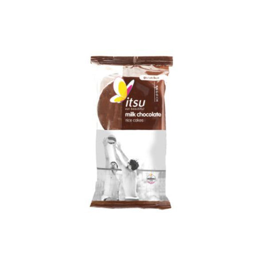 Itsu Milk Chocolate Rice Cakes 100g (Pack of 6)