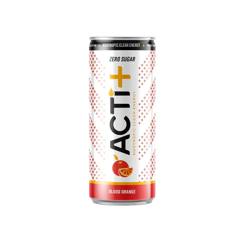 Actiph Water Blood Orange Natural Energy Drink (4 x 250ml) (Pack of 6)