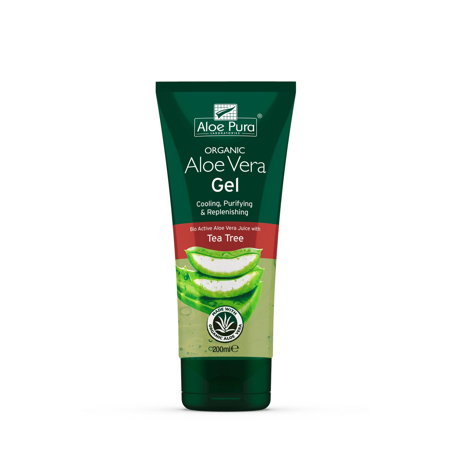 Aloe Pura Aloe Vera Gel+Tea Tree 200ML
