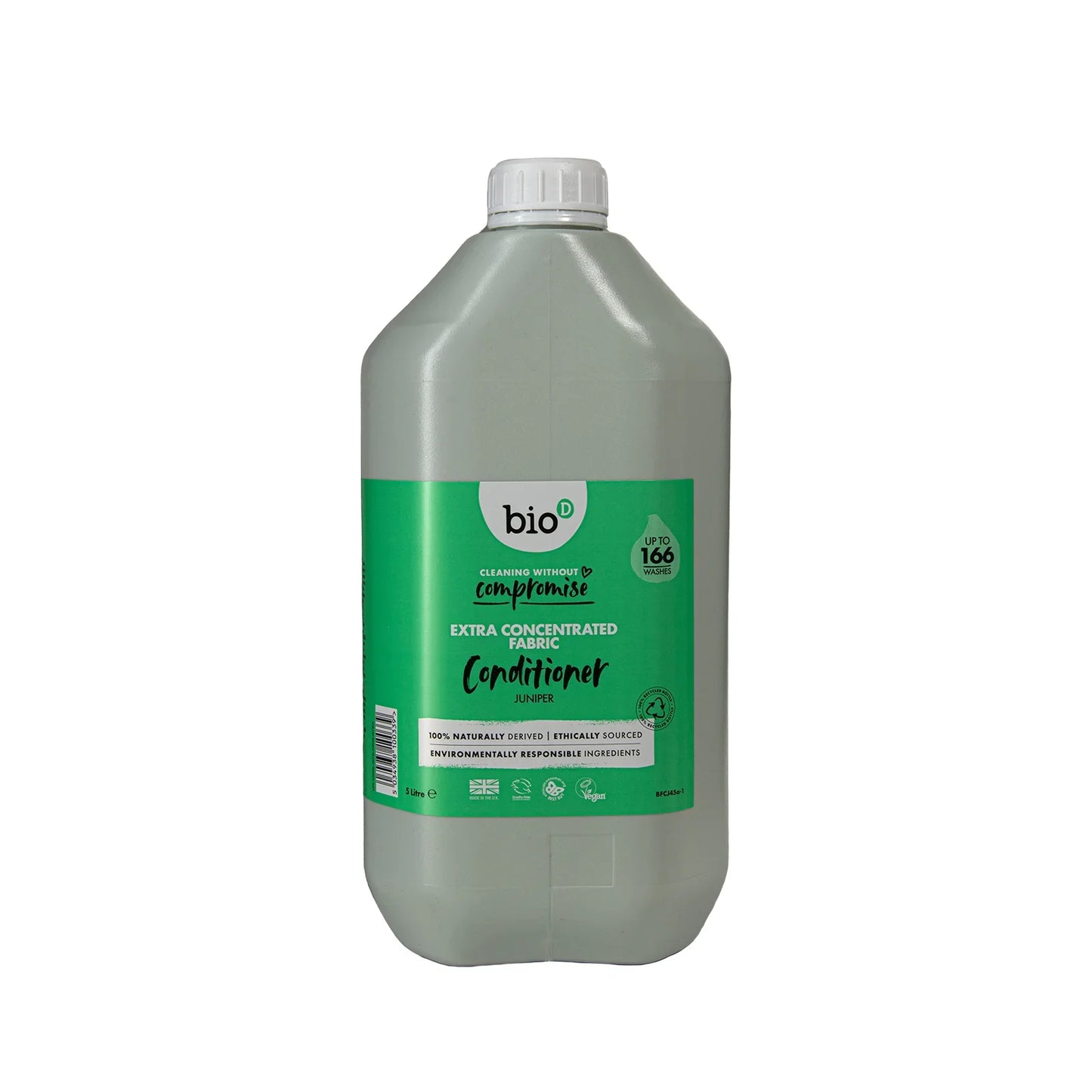 Bio-D Juniper Fabric Conditioner 5L (Pack of 4)