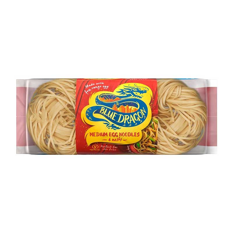 Blue Dragon Medium Egg Noodle Nests 300g (Pack of 8)