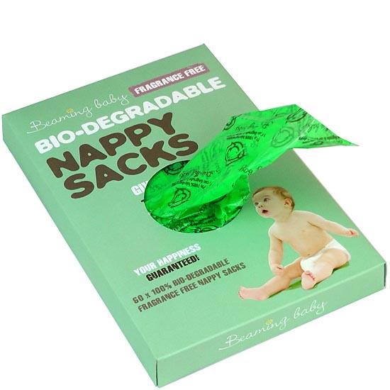 Beaming Baby Nappy Sacks Fragranced 60's Pieces